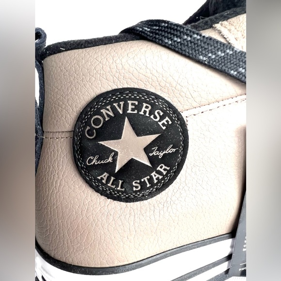 Converse Chuck Taylor All Star Street Mid Leather Sneaker, 166072C Sizes 9 Mason - Picture 13 of 16